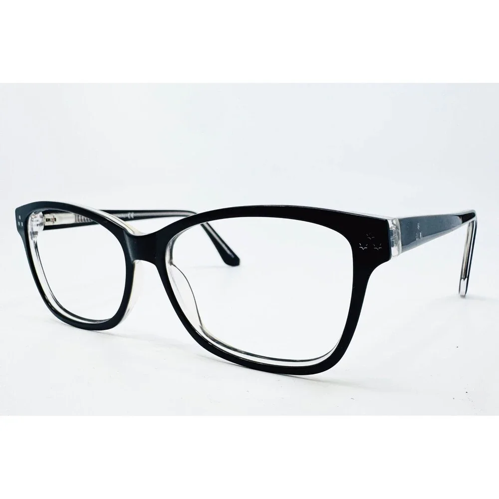 Link Occhiali Eyeglasses Women Black Cat Eye Frames 1010B 54-15-140